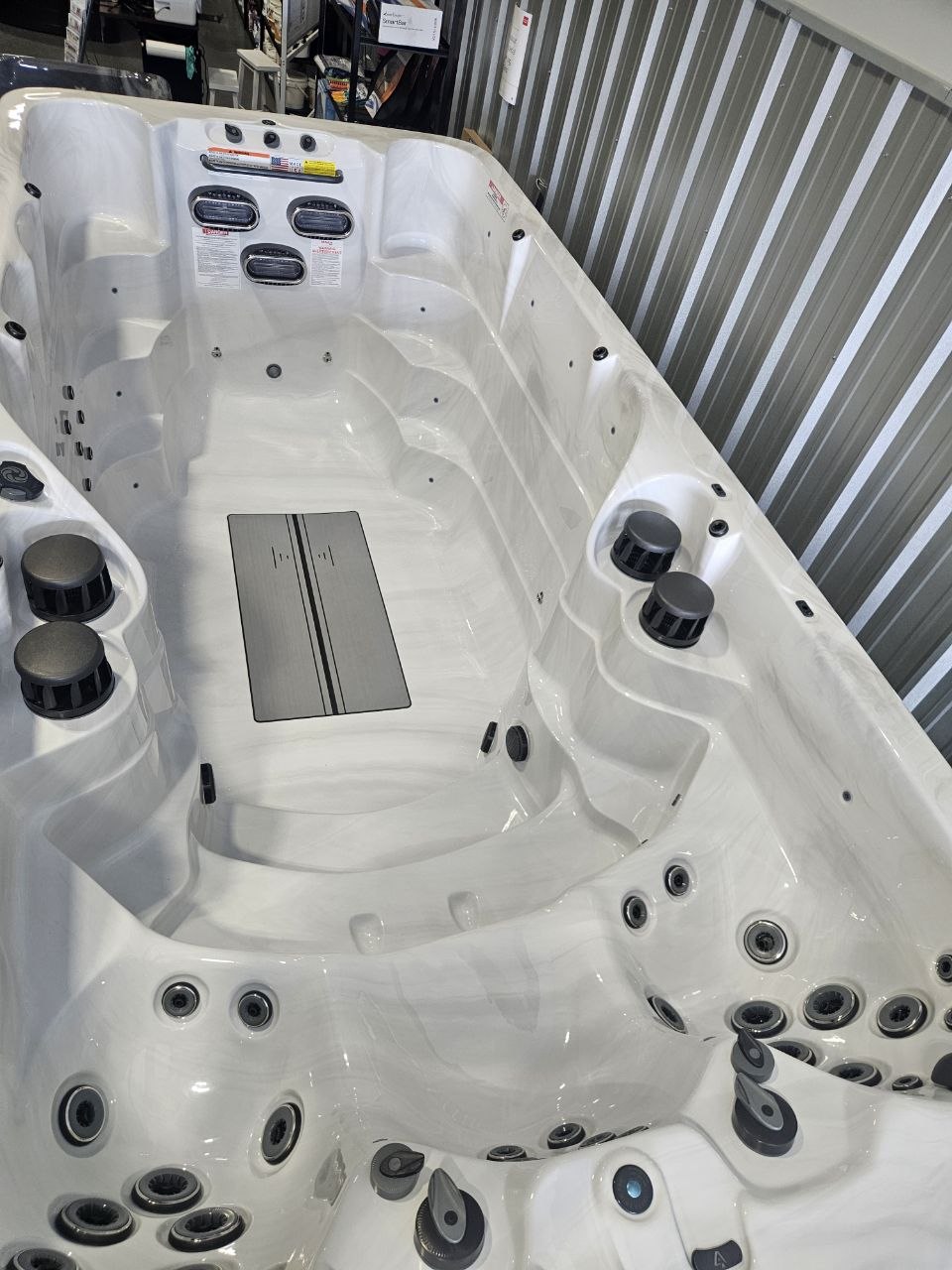 Swim spa white interior - AquaZen clearance sale